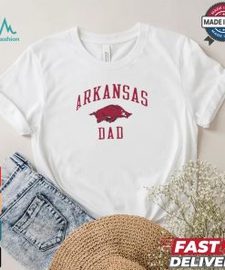Champion Arkansas Razorbacks Grey Dad Number One Short Sleeve Fashion T Shirt
