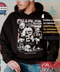 Charles Woodson Bootleg Las Vegas Raiders Play Nice Studio shirt