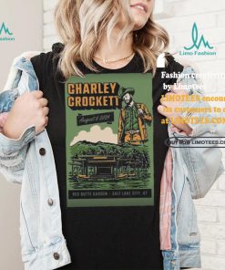 Charley Crockett Aug 6 2024 Red Butte Garden Amphitheatre In Salt Lake City UT Poster Shirt, hoodie, sweater, long sleeve and tank top Charley Crockett Aug 6 2024 Red Butte Garden Amphitheatre In Salt Lake City UT Poster Shirt
