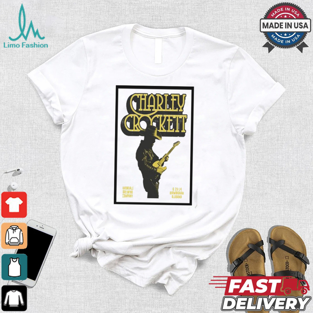 Charley Crockett August 29 2024 Avondale Brewing Co Birmingham AL Poster T Shirt Charley Crockett August 29 2024 Avondale Brewing Co Birmingham AL Poster T Shirt
