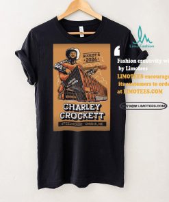Charley Crockett Steelhouse Omaha in Omaha NE Aug 4 2024 Poster shirt