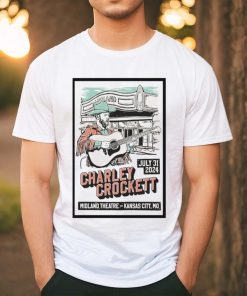 Charley Crockett Tour In Kansas City MO On July 31 2024 Poster shirt