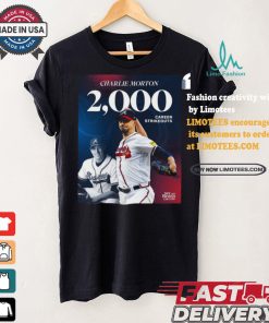 Charlie Morton Atlanta Braves 2000 Career Strikeouts Shirt