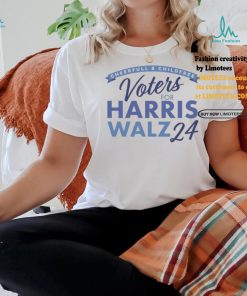 Cheerful and Childfree Voters for Harris and Walz 2024 T Shirt