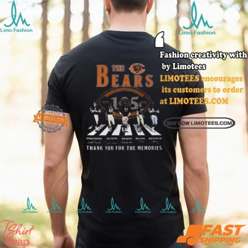 Chicago Bears 105 Years Thank You For The Memories The Bears T Shirt