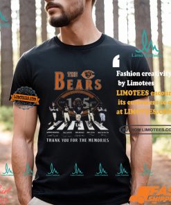 Chicago Bears 105 Years Thank You For The Memories The Bears T Shirt