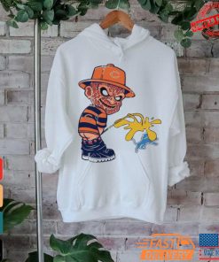 Chicago Bears Freddy Krueger pissing on Detroit Lions shirt
