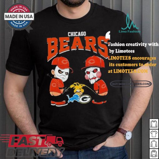 Chicago Bears NFL Halloween Peeing Funny Shirt