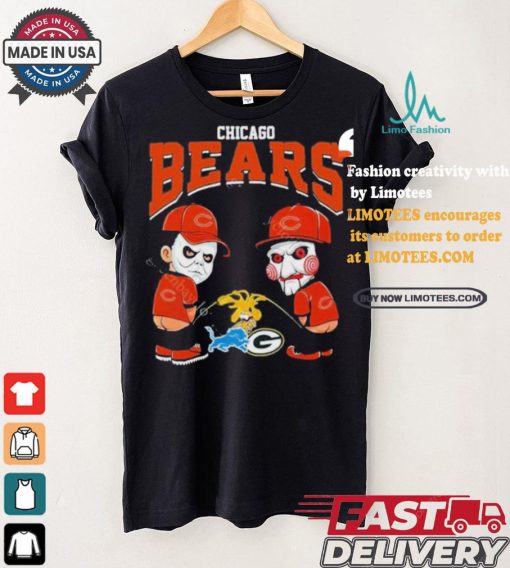 Chicago Bears NFL Halloween Peeing Funny Shirt