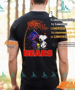 Chicago Bears Snoopy Fan Enjoying The Fall Season T Shirt