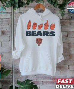 Chicago Bears The NFL ASL Collection by Love Sign American Sign Language T Shirt