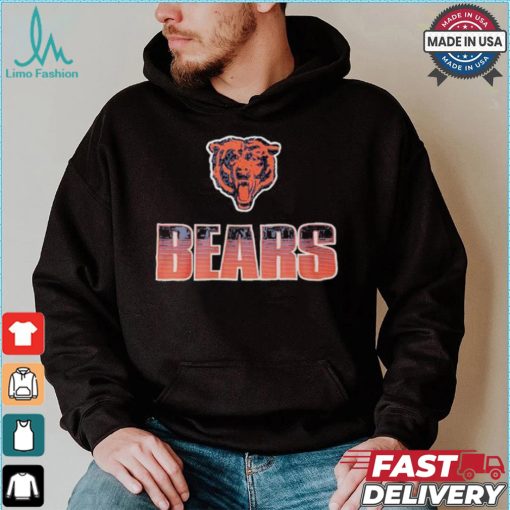Chicago Bears Vintage Logo Allover T shirt