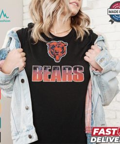 Chicago Bears Vintage Logo Allover T shirt