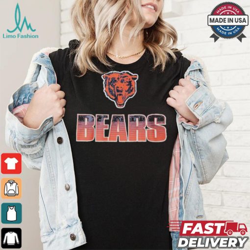 Chicago Bears Vintage Logo Allover T shirt