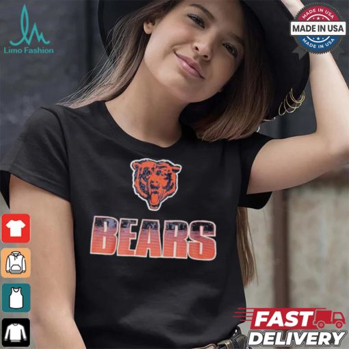 Chicago Bears Vintage Logo Allover T shirt