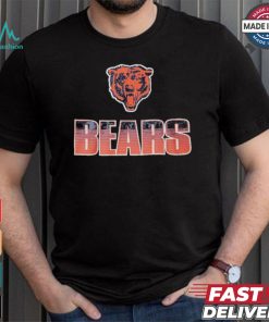 Chicago Bears Vintage Logo Allover T shirt