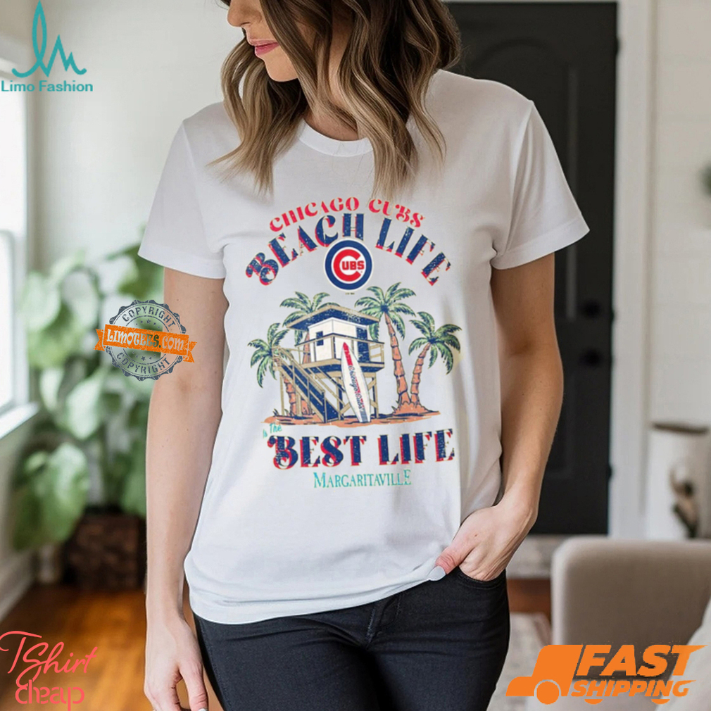Chicago Cubs Beach Hut Graphic T Shirt Chicago Cubs Beach Hut Graphic T Shirt