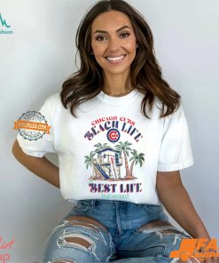 Chicago Cubs Beach Hut Graphic T Shirt