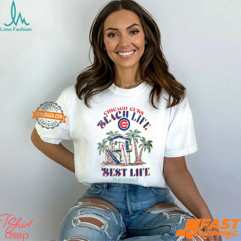 Chicago Cubs Beach Hut Graphic T Shirt Chicago Cubs Beach Hut Graphic T Shirt
