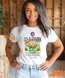 Chicago Cubs Five O'Clock Graphic T Shirt