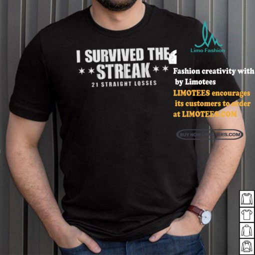 Chicago Southside Baseball I Survived the Streak shirt