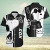 Dark Palm Silhouettes – White Sox Tropical Sunset Aloha Shirt