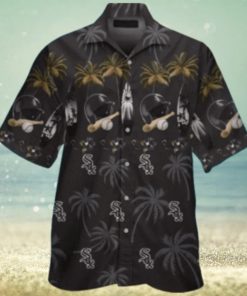 Chicago White Sox Tropical Baseball And Palm Trees Hawaiian Shirt