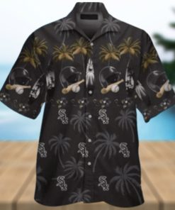 Chicago White Sox Tropical Baseball And Palm Trees Hawaiian Shirt