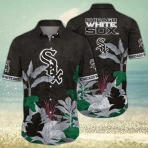 Chicago White Sox Tropical Leaf Aloha Shirt