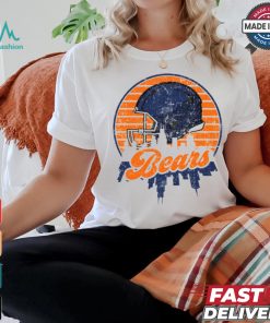 Chicago football team Skyline helmet T Shirt