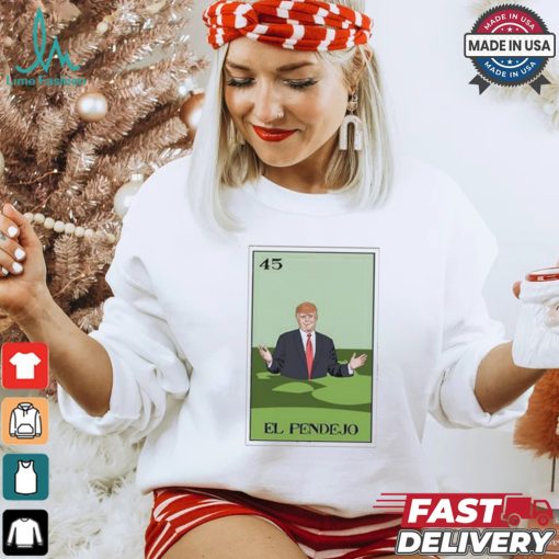 Chicano Marine El Pendejo 45 Lotería Card T shirt