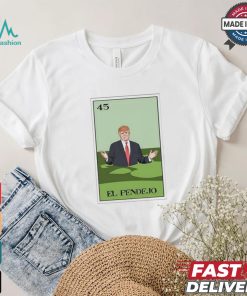 Chicano Marine El Pendejo 45 Lotería Card T shirt