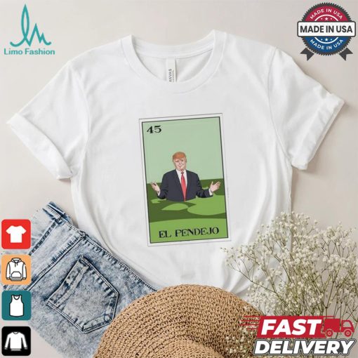 Chicano Marine El Pendejo 45 Lotería Card T shirt