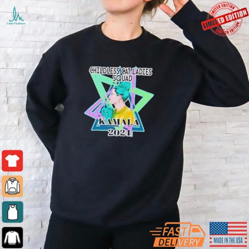 Childless cat ladies squad Kamala 2024 Shirt
