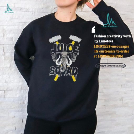 Chris Kapilovic Wearing Juice Squad Elephant Shirt