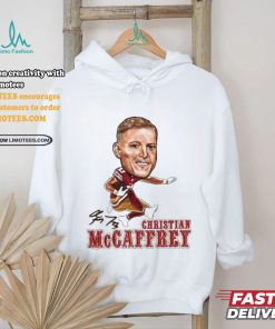 Chris Mccaffrey big head air cool football design signature shirt