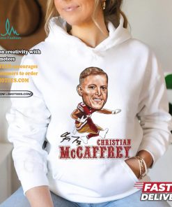 Chris Mccaffrey big head air cool football design signature shirt