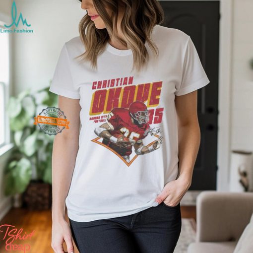 Christian Okoye Kansas City Chiefs diamond signature shirt