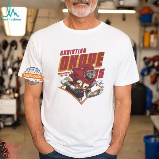 Christian Okoye Kansas City Chiefs diamond signature shirt