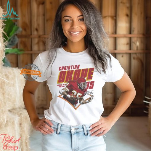 Christian Okoye Kansas City Chiefs diamond signature shirt