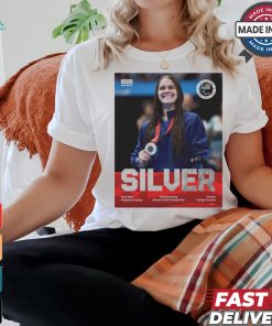 Christie Raleigh Crossley Silver Medal Para Swimming Women’s 50m Freestyle S10 Paralympics Games Paris 2024 t shirt