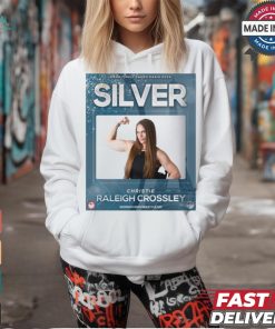 Christie Raleigh Crossley Silver Medal Women’s 50M Freestyle S10 Paralympic Games Paris 2024 Poster t shirt