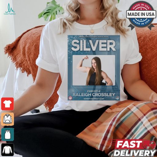 Christie Raleigh Crossley Silver Medal Women’s 50M Freestyle S10 Paralympic Games Paris 2024 Poster t shirt