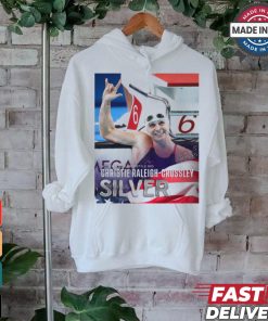 Christie Raleigh Crossley Team USA Silver Medal Women’s 50m Freestyle S10 Paris Paralympics Poster t shirt