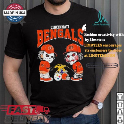 Cincinnati Bengals NFL Halloween Peeing Funny Shirt