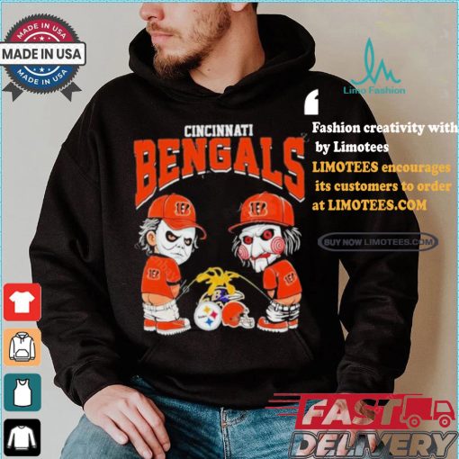 Cincinnati Bengals NFL Halloween Peeing Funny Shirt