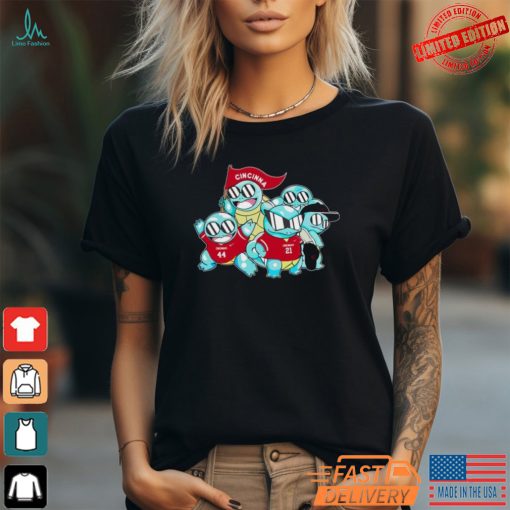 Cincinnati Reds Pokémon Squirtle Shirt