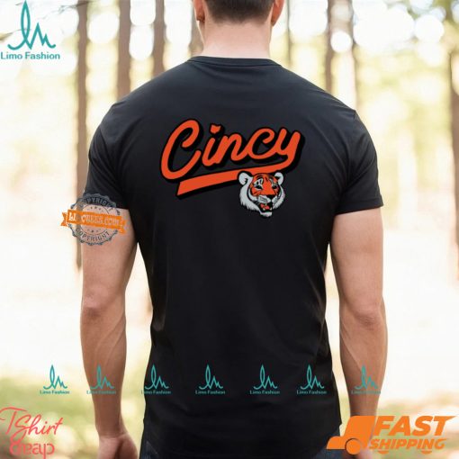 Cincy Football Tiger Script Shirt