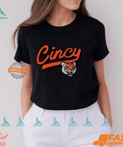 Cincy Football Tiger Script Shirt