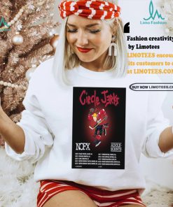 Circle Jerks x NOFX August 2024 Tour Canada Poster shirt
